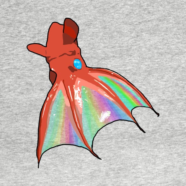 Iridescent Vampire Squid by sherlawkwardfox